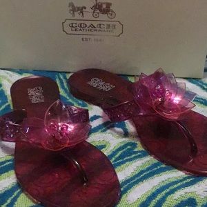 Coach Jelly Flip Flop